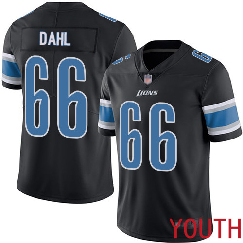 Detroit Lions Limited Black Youth Joe Dahl Jersey NFL Football #66 Rush Vapor Untouchable